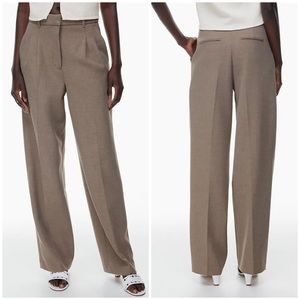 Aritzia Wilfred Effortless Pant | Heather Modern Taupe | Size 6 | Regular Length